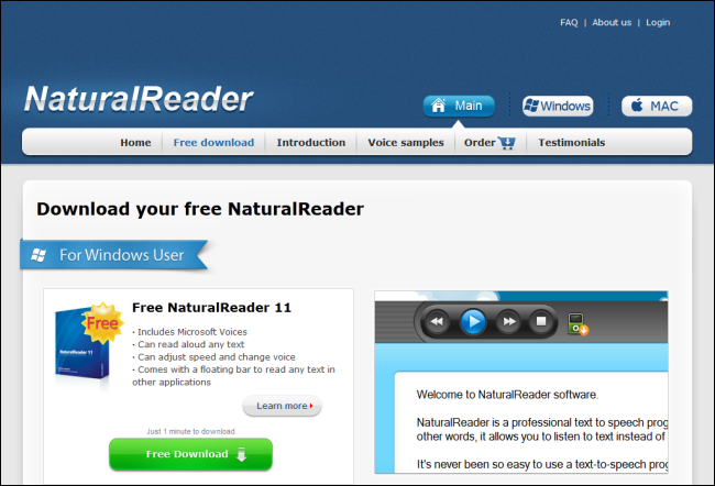 natural reader download free